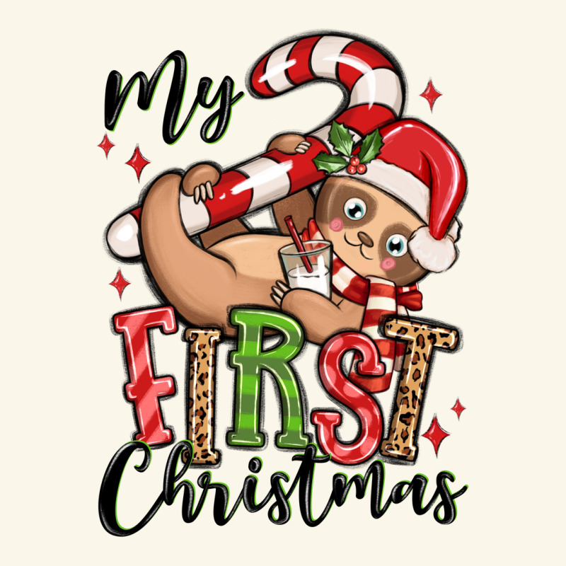 My First Christmas Cute Christmas Sloth Premium Hoodie by MaliasSmallBusiness | Teevron