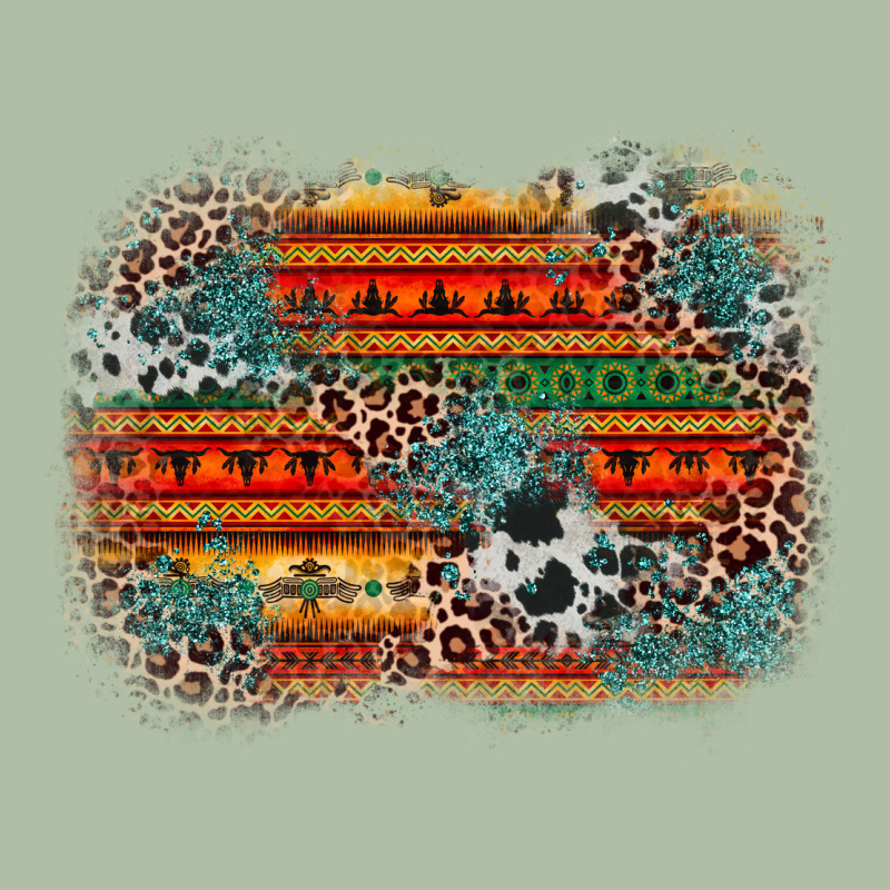 Leopard Aztec Background Urban Heavy Tee by Zillion Design Studio | Teevron