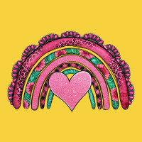 Valentines Day Pink Gemstones Rainbow Premium Sweatshirt | Teevron