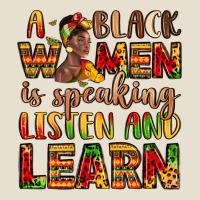 A Black Women Is Speaking Listen And Learn Urban Hoodie | Teevron