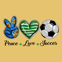 Peace Love Soccer Premium Sweatshirt | Teevron