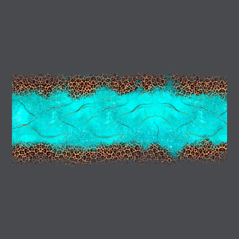 Turquoise Leopard Zipper Hoodie by JahusDesignShop | Teevron