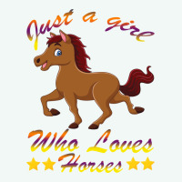 Just A Girl Who Loves Horses Premium Hoodie | Teevron