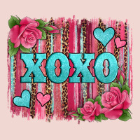 Xoxo Valentines Day Leopard Glitter Brushstroke Premium Sweatshirt | Teevron