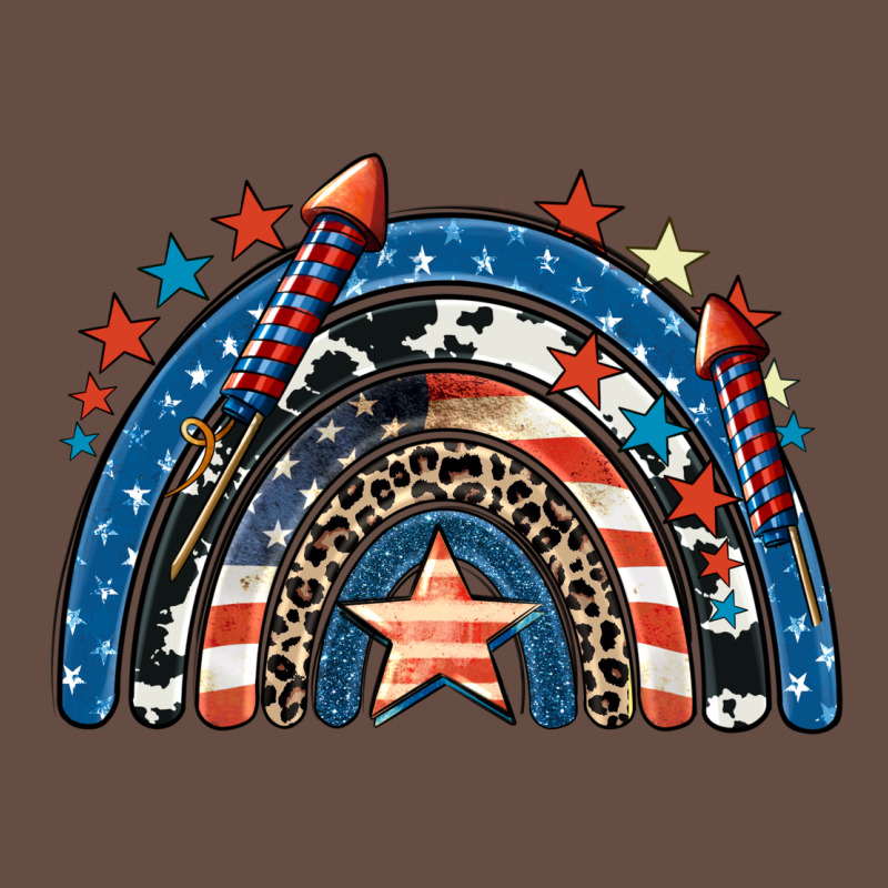 American Rainbow 4th Of July Long Sleeve Tee by CowGirlArtShop | Teevron