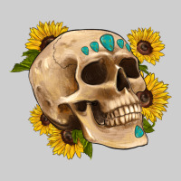 Skull Flowers And Gemstone Premium Tee | Teevron