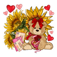 valentines day sunflowers with bear hjf | Teevron