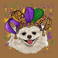 Mardi Gras White Pomeranian With Hat Vintage Tee | Teevron