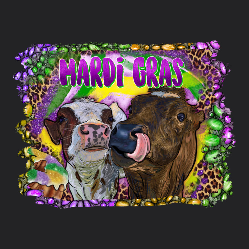 Mardi Gras Heifers Vintage Tee by RanaPortraitStore | Teevron