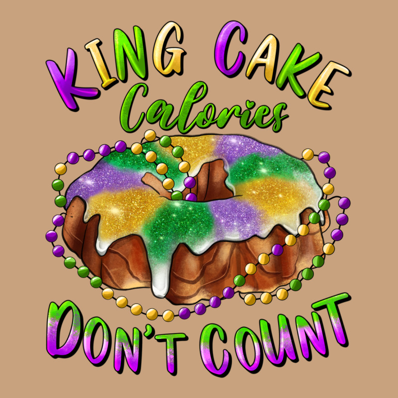 Mardi Gras King Cake Calories Don't Count Vintage Tee by RanaPortraitStore | Teevron