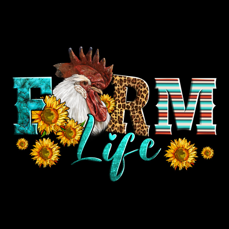 Western Farm Life Rooster Head Premium Sweatshirt by LillyAllenDesigns | Teevron