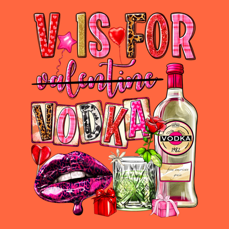 V Is For Vodka Premium Hoodie by NancyCooperArtShop | Teevron