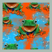 Funny Frogs Seamless Pattern Classic Tee | Teevron