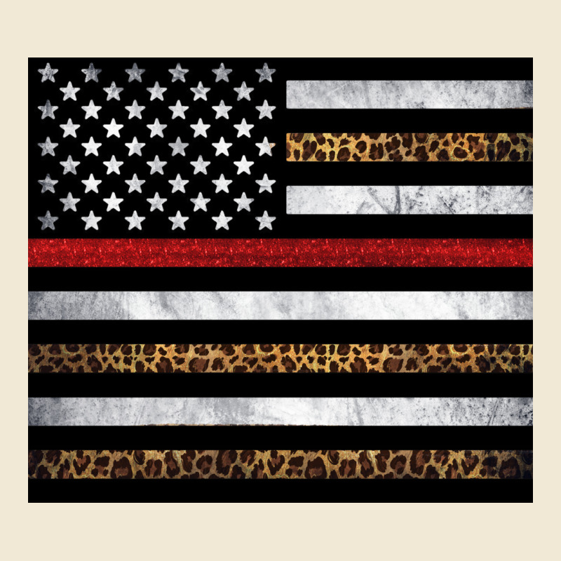 Thin Red Line American Flag Leopard Premium Tee by Artiststas | Teevron