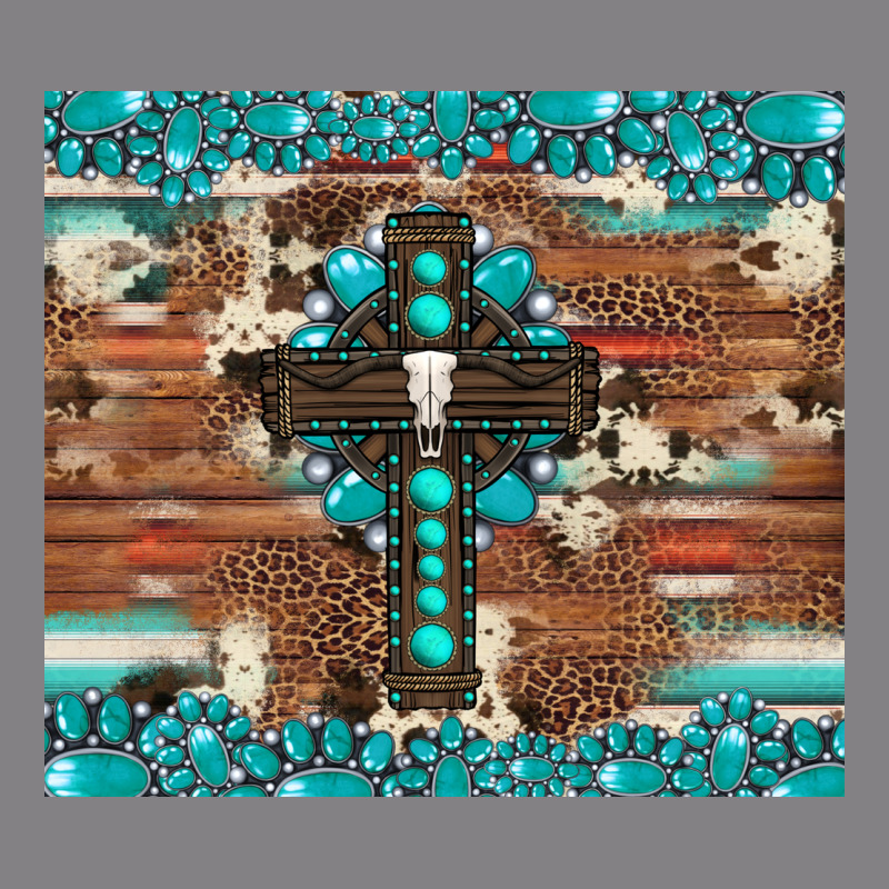 Gemstone And Cross With Cowhide Heavyweight Hoodie by Artiststas | Teevron