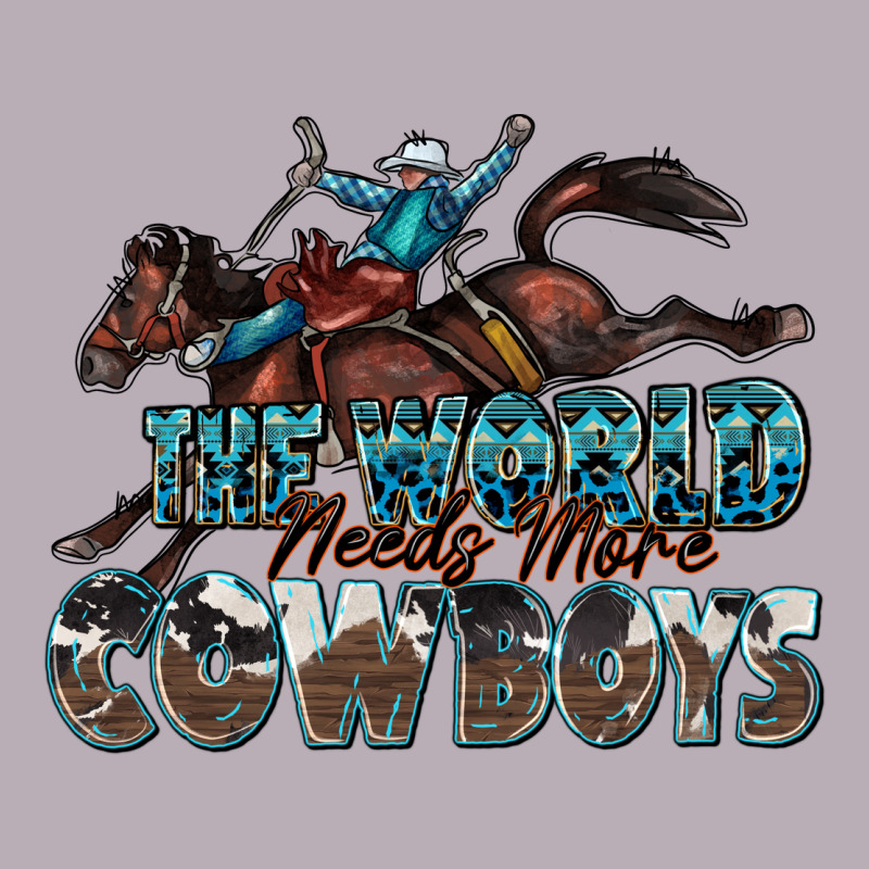 The World Needs More Cowboys Vintage Tee by Zillion Design Studio | Teevron