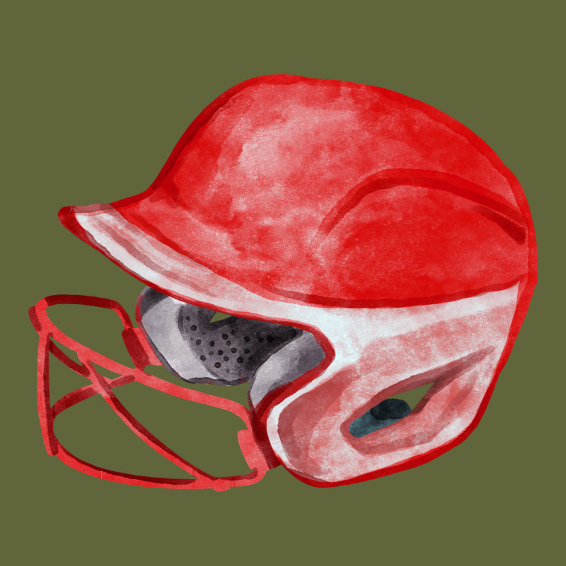 Red Softball Helmet Fa Element Classic Tee by FaDigitalArtStudio | Teevron