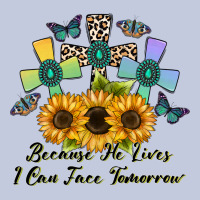 Because He Lives I Can Face Tomorrow Long Sleeve Tee | Teevron