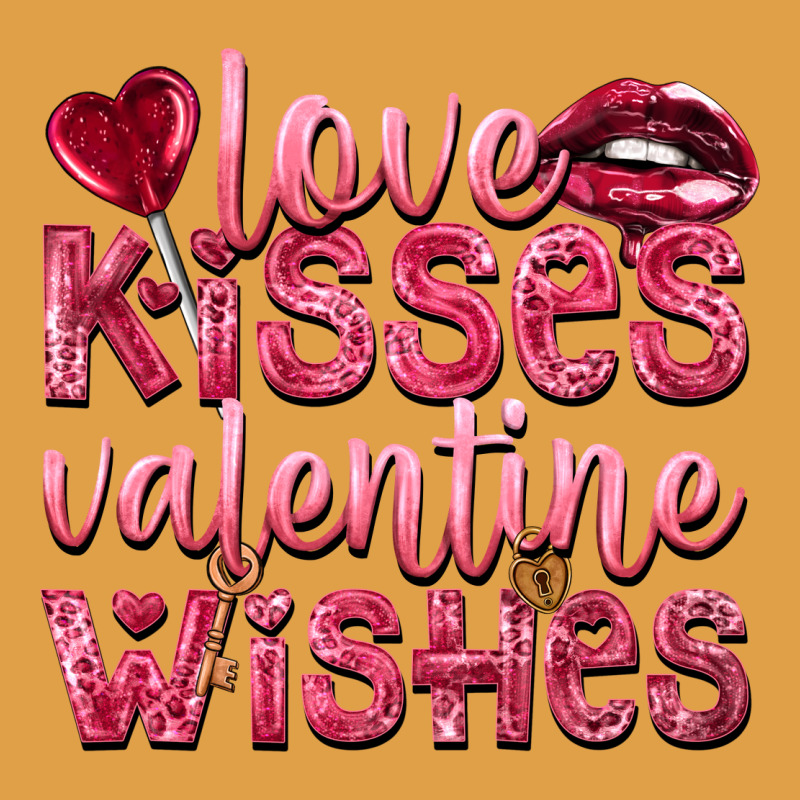 Love Kisses Valentine Wishes Premium Hoodie by NancyCooperArtShop | Teevron