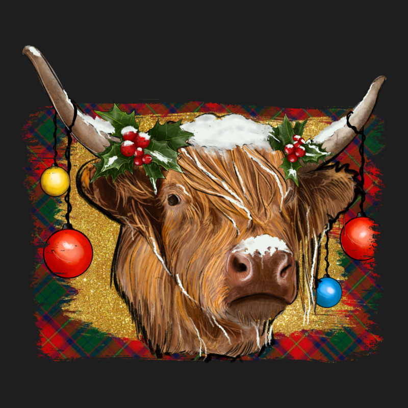 Highland Cow Christmas Classic Tee by RanaPortraitStore | Teevron
