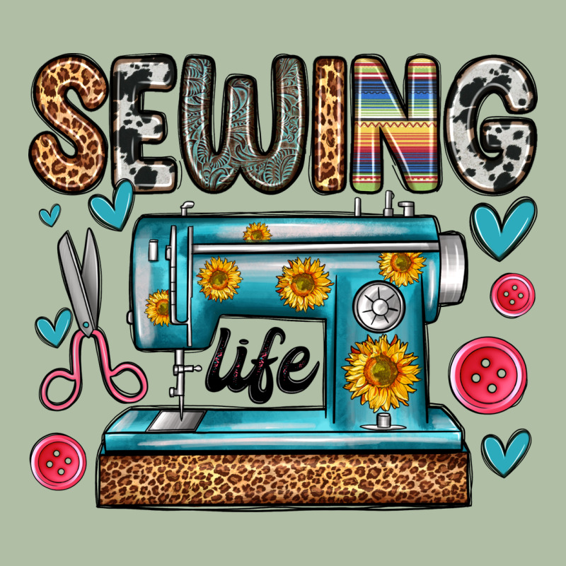 Sewing Life Urban Heavy Tee by Zillion Design Studio | Teevron