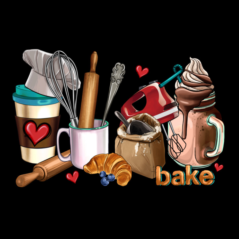 Bakery Coffee Cups Ladies Tee by AdoDesignShop | Teevron