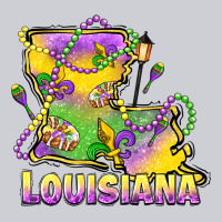 Louisiana Mardi Gras State Map Urban Hoodie | Teevron