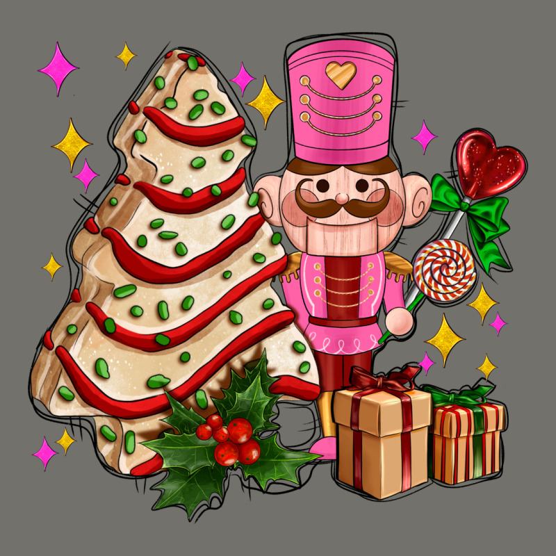 Christmas Tree Cake And Nutcracker With Gifts Ado Premium Hoodie by AdoDesignShop | Teevron