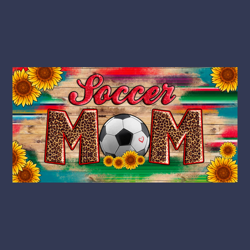 Soccer Mom With Ball And Sunflower And Serape Licanse Plate Heavyweight Hoodie by Artiststas | Teevron
