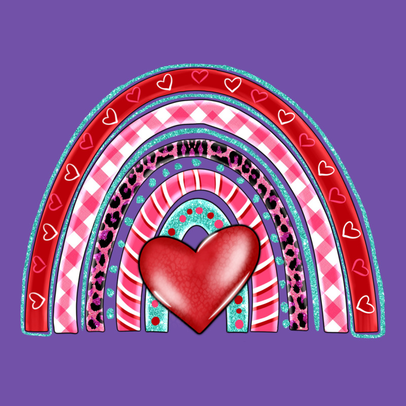 Valentine's Day Rainbow Premium Sweatshirt by BarkalooDesign | Teevron