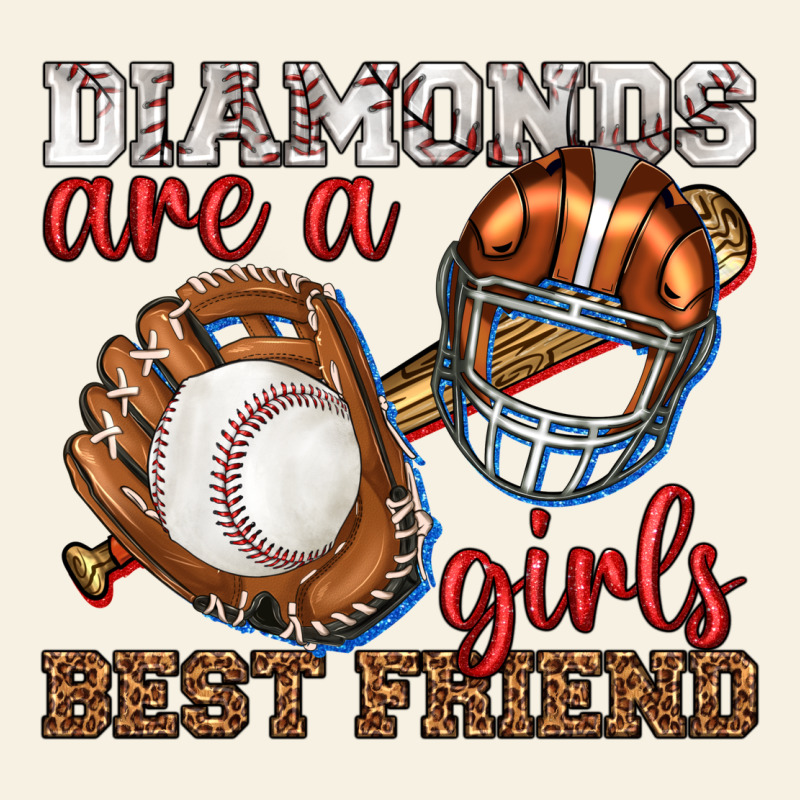 Diamonds Are A Girls Best Friend Baseball Vintage Tee by texasbilliewilder | Teevron