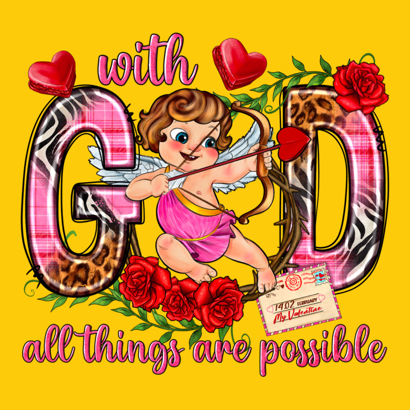 With God All Things Are Possible Premium Hoodie by NancyCooperArtShop | Teevron