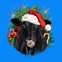 Christmas Black Angus Zipper Hoodie | Teevron
