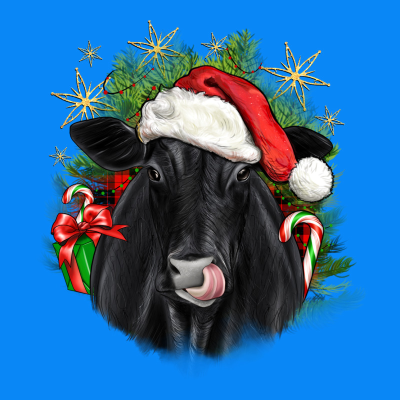 Christmas Black Angus Zipper Hoodie by JahusDesignShop | Teevron