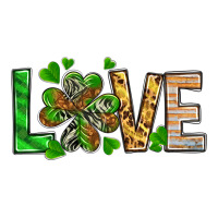 Love Luck With Clover Premium Sweatshirt | Teevron