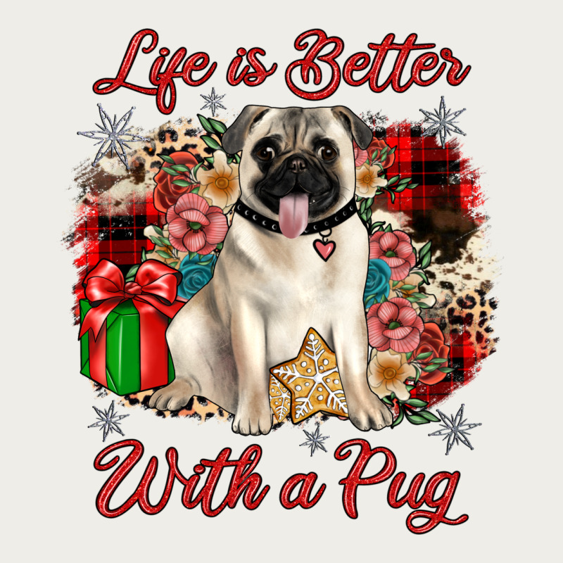 Christmas Life Is Better With A Pug Zipper Hoodie by JahusDesignShop | Teevron