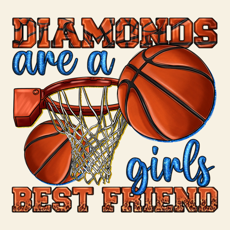 Diamonds Are A Girls Best Friend Basketball Vintage Tee by texasbilliewilder | Teevron
