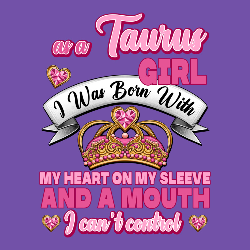 As A Taurus Girl Zodiac Girls Premium Sweatshirt by Jasminsmagicworld | Teevron