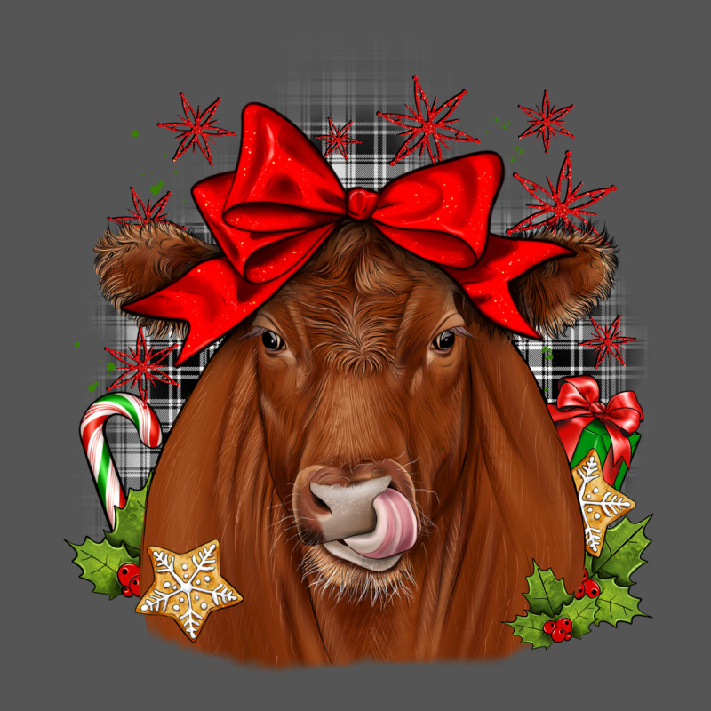 Christmas Red Angus Zipper Hoodie by JahusDesignShop | Teevron
