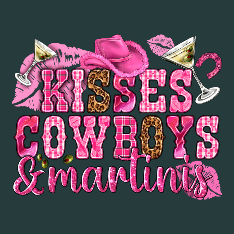 Kisses Cowboys Martinis Premium Hoodie by NancyCooperArtShop | Teevron