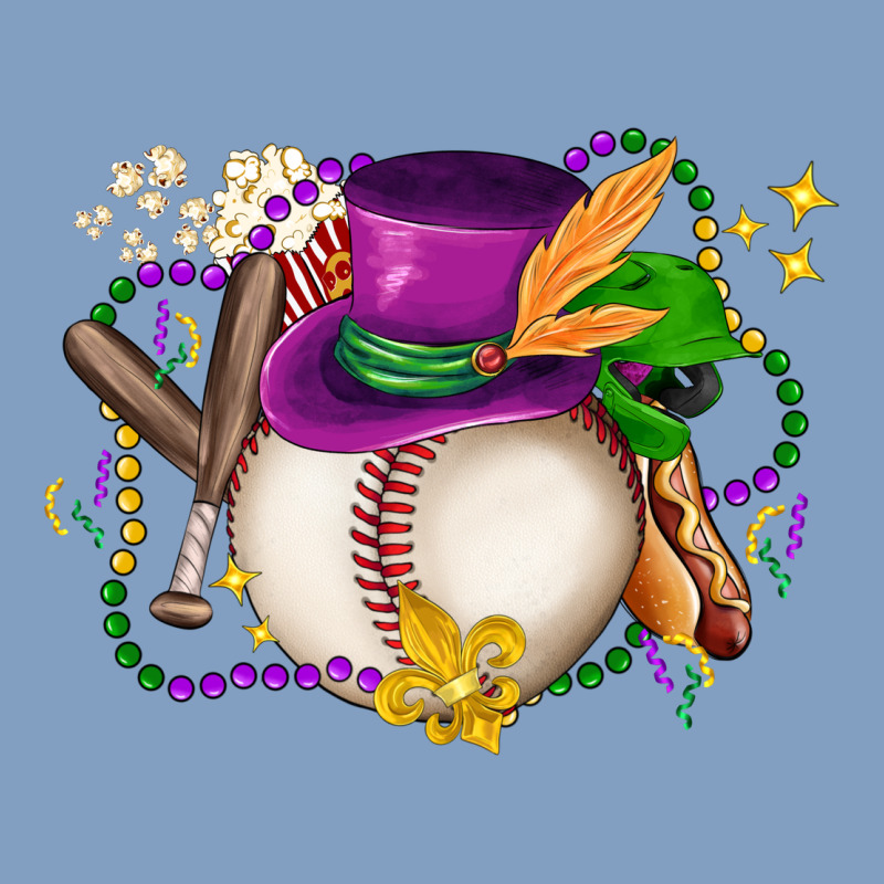 Mardi Gras Baseball Urban Hoodie by LillyAllenDesigns | Teevron