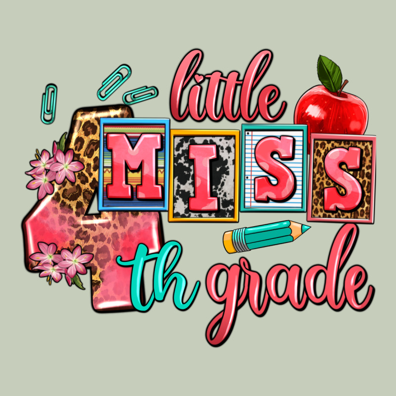 Little Miss 4 Th Grade Ladies Tee by AdoDesignShop | Teevron