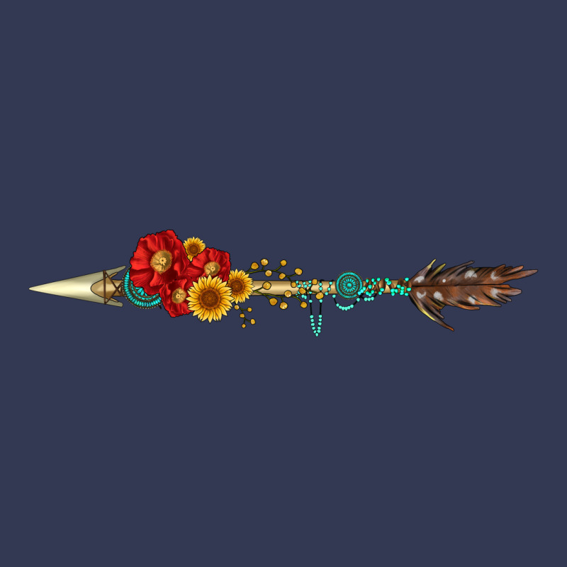 Flowers And Arrow With Gemstone Heavyweight Hoodie by Artiststas | Teevron