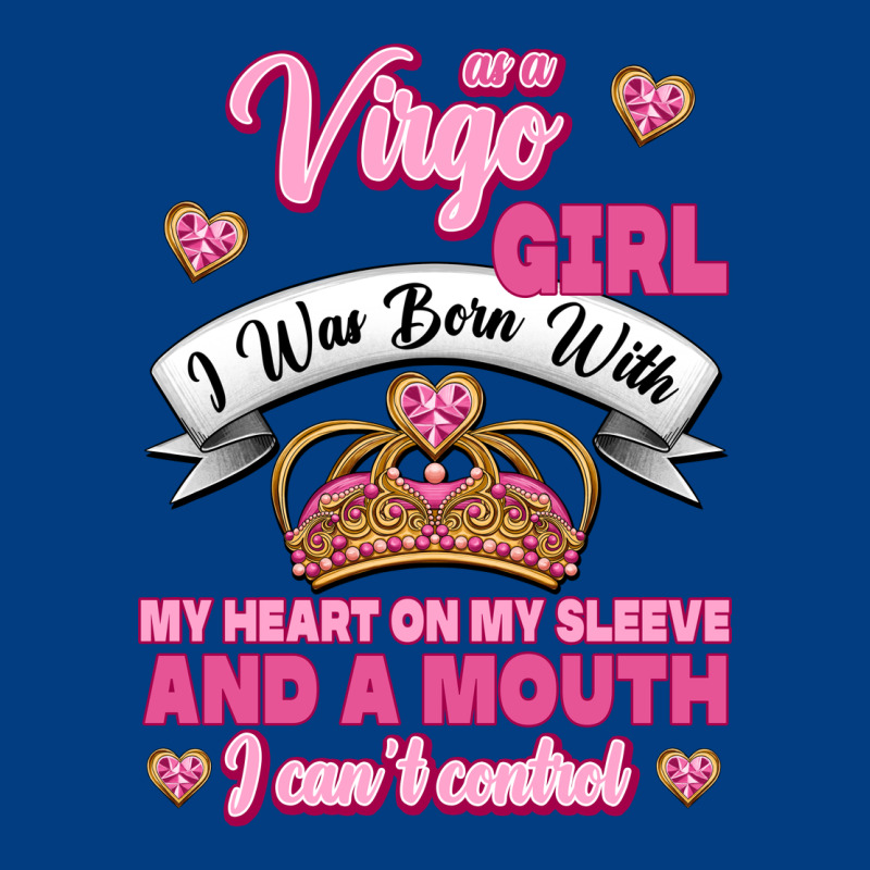 As A Virgo Girl Zodiac Girls Premium Sweatshirt by Jasminsmagicworld | Teevron