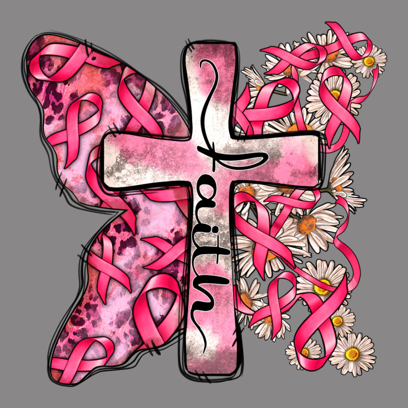Faith Cancer Cross Vintage Tee by Zillion Design Studio | Teevron