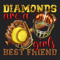 Diamonds Are A Girls Best Friend Softball Vintage Tee | Teevron