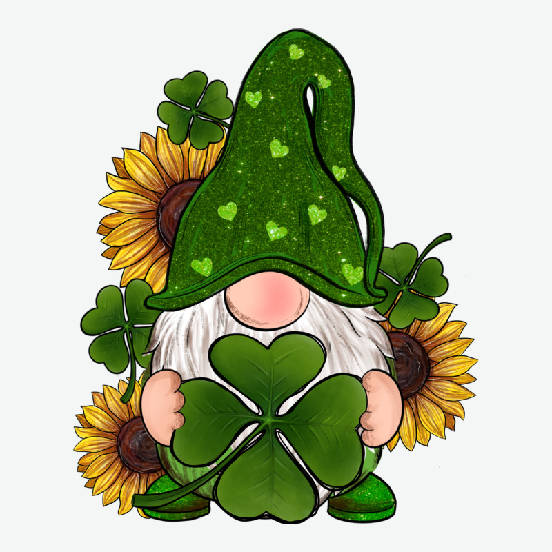St Patricks Day Shamrock Gnomes  Sunflowers Urban Heavy Tee by RanaPortraitStore | Teevron