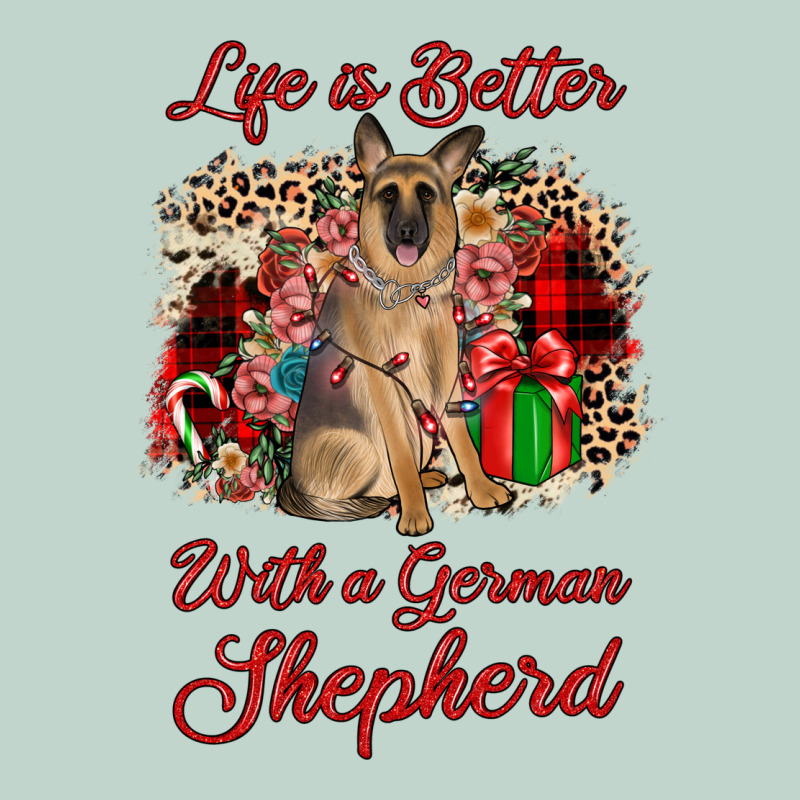 Christmas Life Is Better With A German Shepherd Zipper Hoodie by JahusDesignShop | Teevron