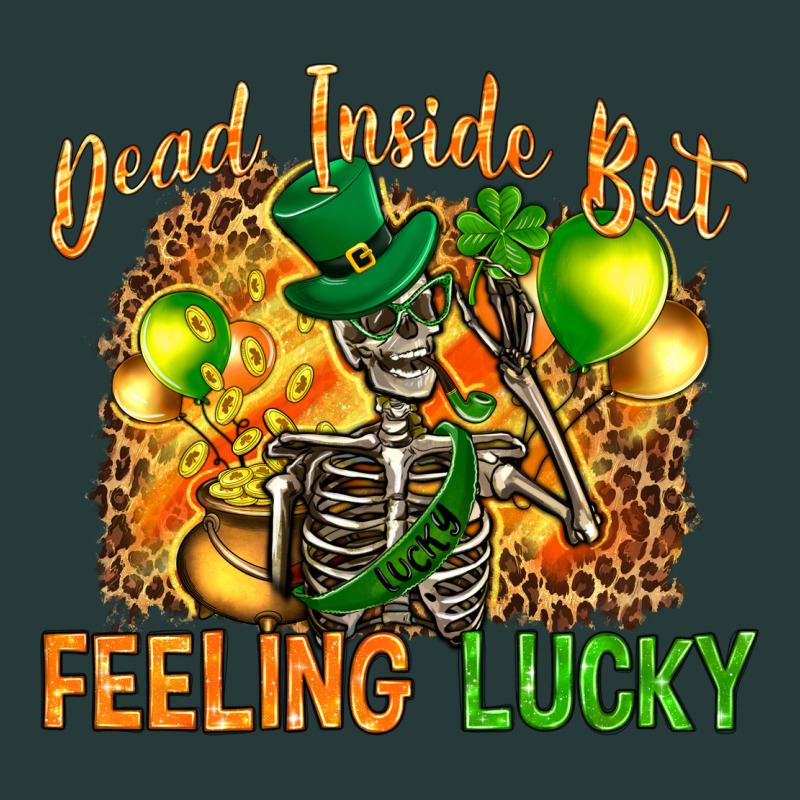 Dead Inside But Feeling Lucky Premium Sweatshirt by NancyCooperArtShop | Teevron