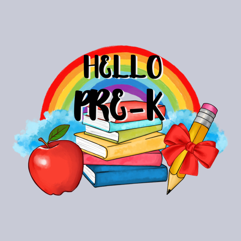 Back To School Hello Pre K Heavyweight Hoodie by AdoDesignShop | Teevron